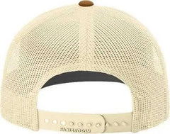 Richardson 115 Low Pro Trucker Caps - Carmel/ Birch