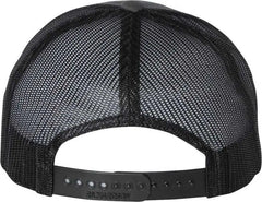 Richardson 115 Low Pro Trucker Caps - Charcoal Black