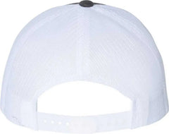 Richardson 115 Low Pro Trucker Caps - Charcoal White