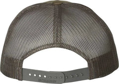 Richardson 115 Low Pro Trucker Caps - Chocolate Chip Gray