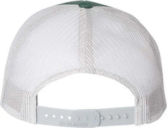 Richardson 115 Low Pro Trucker Caps Heather Dark Green Silver