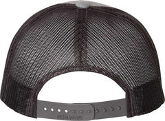 Richardson 115 Low Pro Trucker Caps - Heather Gray Dark Charcoal