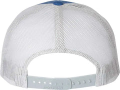 Richardson 115 Low Pro Trucker Caps - Heather Royal Silver