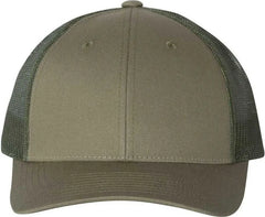 Richardson 115 Low Pro Trucker Caps - Loden
