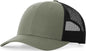 Richardson 115 Low Pro Trucker Caps - Loden Green/ Black - Olive Black / S