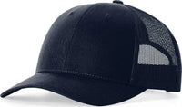 Richardson 115 Low Pro Trucker Caps - Navy - Navy / S