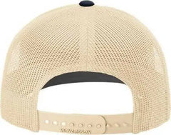 Richardson 115 Low Pro Trucker Caps - Navy Khaki