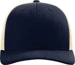 Richardson 115 Low Pro Trucker Caps - Navy Khaki