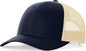 Richardson 115 Low Pro Trucker Caps - Navy Khaki - Navy Khaki / S
