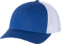 Richardson 115 Low Pro Trucker Caps - Royal White - Royal White / SM