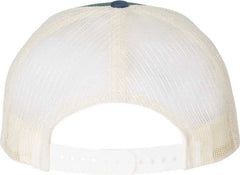 Richardson 115 Low Pro Trucker Caps Spruce Birch Light Navy