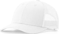 Richardson 115 Low Pro Trucker Caps - White - White / S
