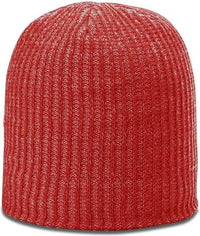 Richardson 127 Melange Beanies - Red - Red / OSFM