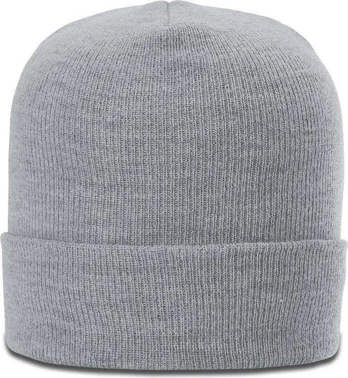 Richardson 137 Heathered Beanie with Cuff - Heather Gun Metal - Gray / OSFM