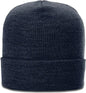Richardson 137 Heathered Beanie with Cuff - Heather Navy - Navy / OSFM
