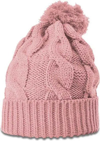 Richardson 141R Chunk Twist Knit Beanies with Cuff - Blush - Pink / OSFM