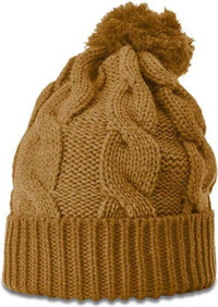 Richardson 141R Chunk Twist Knit Beanies with Cuff Camel Tan / OSFM