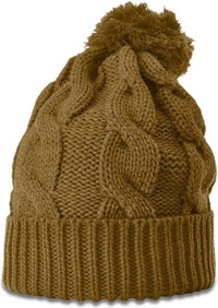 Richardson 141R Chunk Twist Knit Beanies with Cuff - Curry - Brown / OSFM