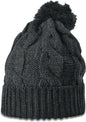 Richardson 141R Chunk Twist Knit Beanies with Cuff Heather Charcoal Dark Gray / OSFM