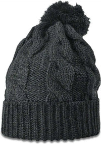 Richardson 141R Chunk Twist Knit Beanies with Cuff Heather Charcoal Dark Gray / OSFM