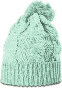Richardson 141R Chunk Twist Knit Beanies with Cuff - Seafoam - Green / OSFM