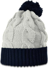 Richardson 141R Chunk Twist Knit Beanies with Cuff Stone Navy Navy / OSFM