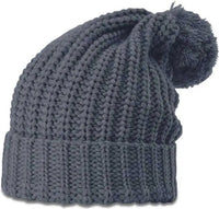 Richardson 143R Chunk Twist Knit Beanies with Cuff - Slate - Dark Gray / OSFM