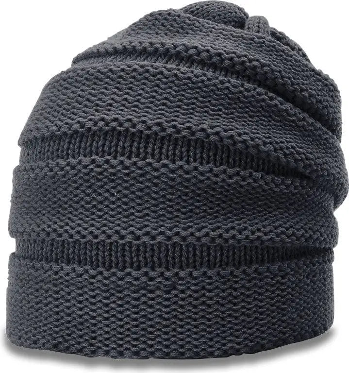 Richardson 145 Scrunch Beanie - Gun Metal - Gray / OSFM