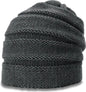 Richardson 145 Scrunch Beanie - Heather Charcoal - Dark Gray / OSFM