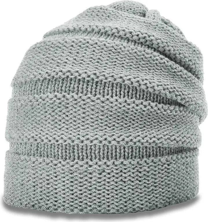Richardson 145 Scrunch Beanie - Heather Gray - Gray / OSFM