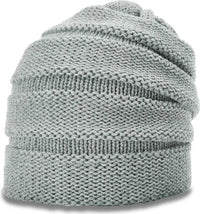 Richardson 145 Scrunch Beanie - Heather Gray - Gray / OSFM