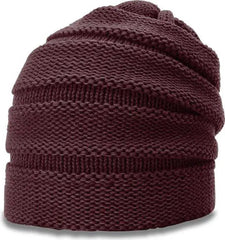 Richardson 145 Scrunch Beanies Burgandy Maroon / OSFM