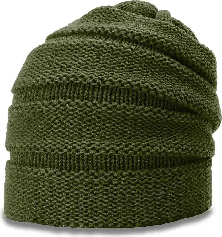 Richardson 145R Chunk Twist Knit Beanies with Cuff Avocado Forest / OSFM