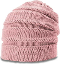 Richardson 145R Chunk Twist Knit Beanies with Cuff Blush Pink / OSFM