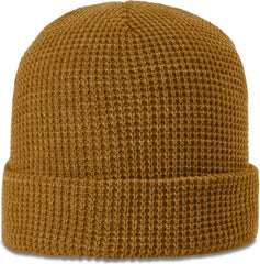 Richardson 146 Waffle Knit Beanie with Cuff - Camel - Camel / OSFM