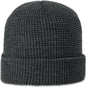 Richardson 146 Waffle Knit Beanie with Cuff - Heather Charcoal - Heather Dark Gray / OSFM