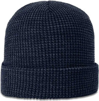 Richardson 146 Waffle Knit Beanies with Cuff - Navy - Navy / OSFM