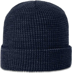 Richardson 146 Waffle Knit Beanies with Cuff - Navy - Navy / OSFM