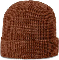 Richardson 146R Chunk Twist Knit Beanies with Cuff - Cinnamon Mocha - Coffee / OSFM