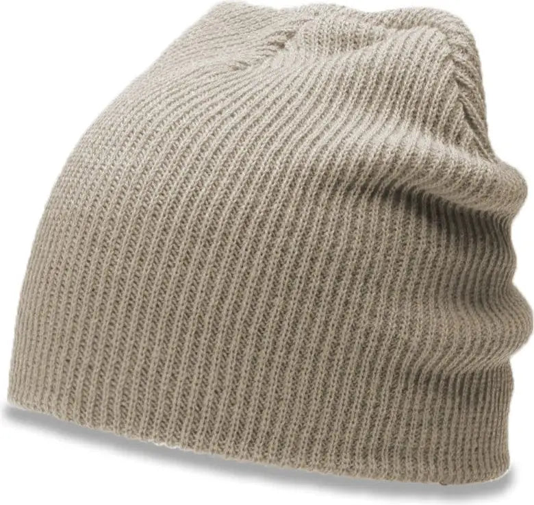Richardson 147 Slouch Knit Beanie - Clay - Light Gray / OSFM