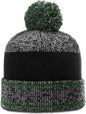 Richardson 148 Heathered Beanies with Cuff and Pom Kelly Kelly / OSFM
