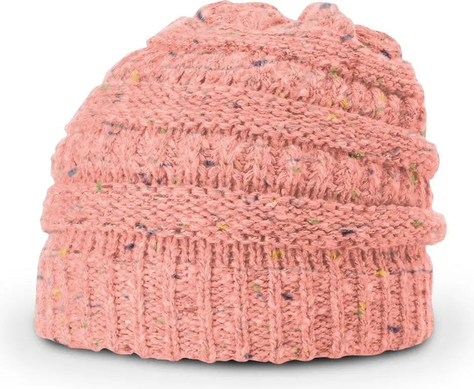 Richardson 157 Speckled Knit - Coral - Coral / OSFM