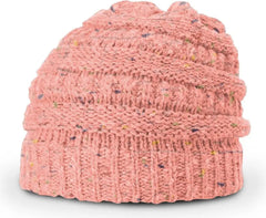 Richardson 157 Speckled Knit - Coral - Coral / OSFM