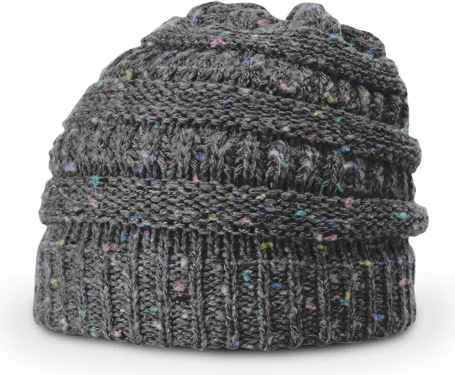 Richardson 157 Speckled Knit - Heather Charcoal - Dark Gray / OSFM