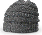 Richardson 157 Speckled Knit - Heather Charcoal - Dark Gray / OSFM