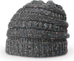 Richardson 157 Speckled Knit - Heather Charcoal - Dark Gray / OSFM
