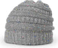 Richardson 157 Speckled Knit - Heather Gray - Gray / OSFM