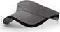 Richardson 159 R-Active Lite Running Visors - Charcoal Black - Dark Gray Black / OSFM