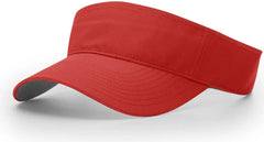 Richardson 160 Lite Performance Visor - Red - Red / OSFM