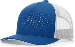 Richardson 163 Laser Cut Five Panel Trucker Cap - Royal Light Gray Light Gray - Royal Light Gray / OSFM